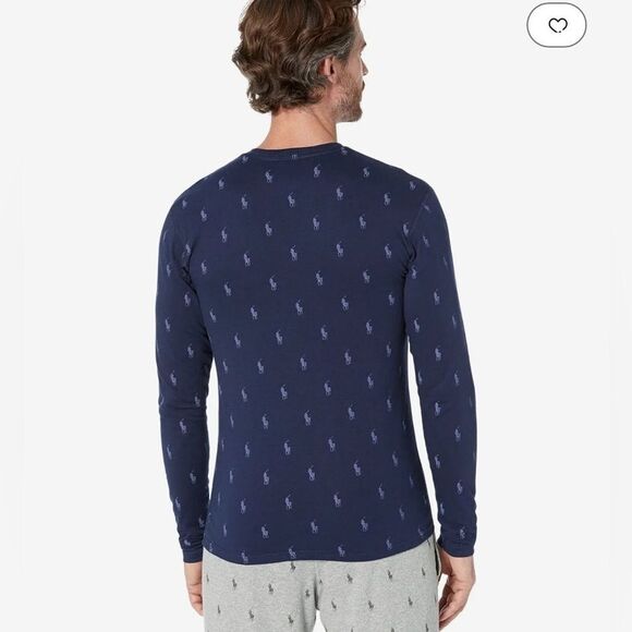 NWT Polo Ralph Lauren Knit Long John Base Layer Crew M - Picture 2 of 8